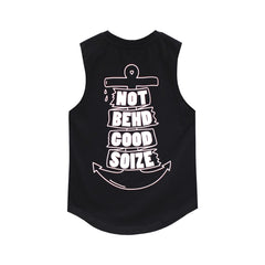 NOT BEHD BOYS MUSCLE TEE SMALL PRINT